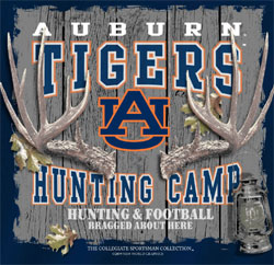 Auburn Tigers T-Shirts - Hunting Camp Football - Bragged About Here