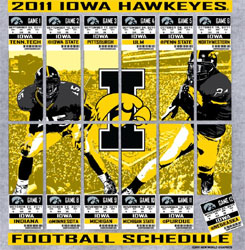 Iowa Hawkeyes Football T-Shirts - 2011 Tickets To Glory