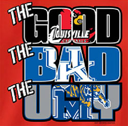 Louisville Cardinals Football T-Shirts - The Good The Bad The Ugly