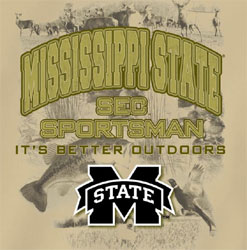 Mississippi State Bulldogs Football T-Shirts - Sportsman It's Better Outdoors
