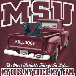 Mississippi State Bulldogs Football T-Shirts - My Dogs My Truck My Team