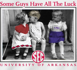 Arkansas Razorbacks T-Shirts - Some Guys Have All The Luck