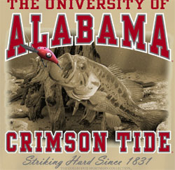 Alabama Crimson Tide Football T-Shirts - Striking Hard Since 1831