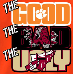 Clemson Tigers T-Shirts - The Good The Bad The Ugly