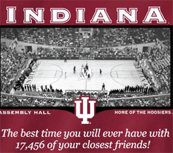 Indiana Hoosiers Basketball T-Shirts - Assembly Hall - Best Time Closest Friends