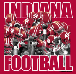Indiana Hoosiers Football  T-Shirts - Go Big Red