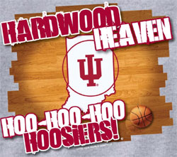 Indiana Hoosiers Basketball T-Shirts - Hoosier Territory - Hardwood Heaven