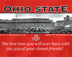 Ohio State Buckeyes Football T-Shirts - Welcome To My House The Horseshoe