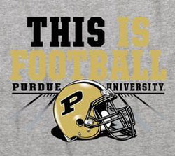 Purdue Boilermakers Football T-Shirts - This Is Football