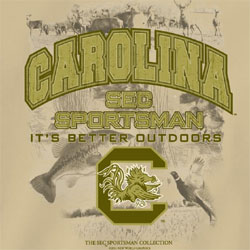 South Carolina Gamecocks Football T-Shirts - SEC Sportsman It's Better Outdoors