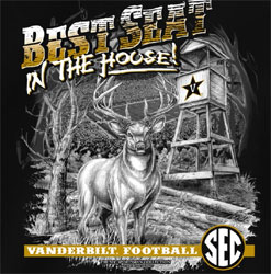 Vanderbilt Commodores Football T-Shirts - Best Seat In The House - Deer
