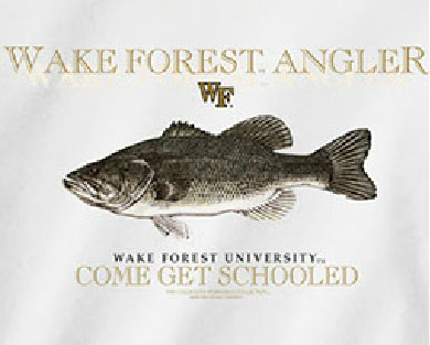 Wake Forest Demon Deacons Football T-Shirts - Angler Fish - Come Get Schooled
